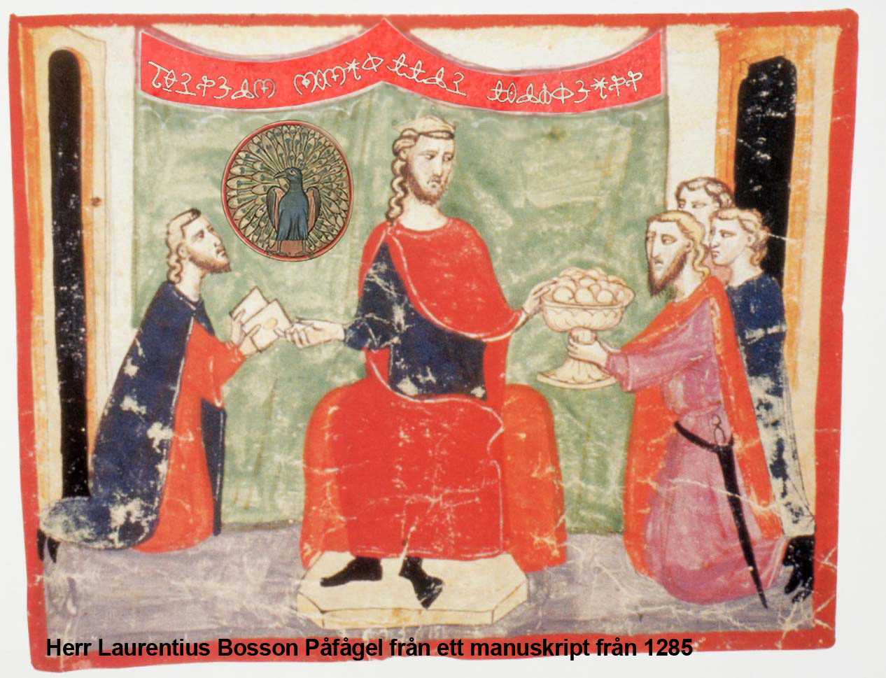 1239 – 1302  Laurentius Bosson (Peacock)