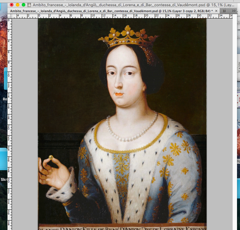 Work in progress: the portrait of my foremother Agnes Pia Douglas (probably 1441 – ?)