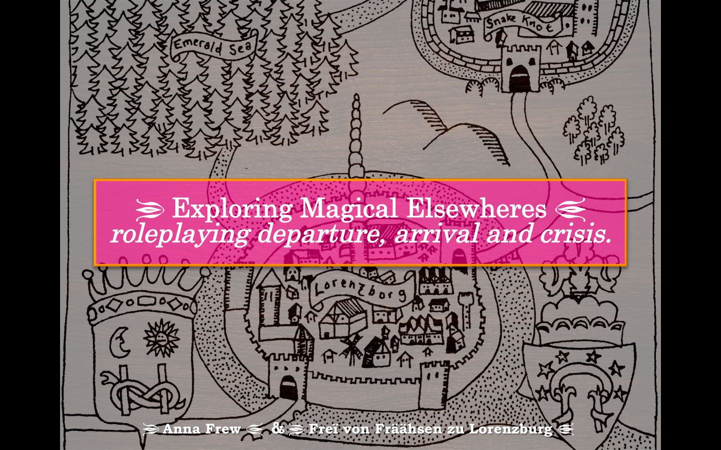 Presentation: Exploring Magical Elsewheres: roleplaying departure, arrival and crisis!